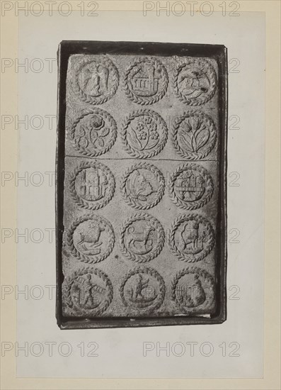 Springerle Mold, c. 1937. Creator: Charles Von Urban.