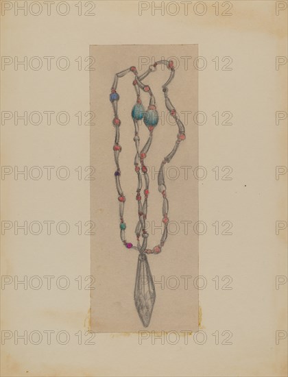 Necklace, 1935/1942. Creator: George B. Wally.