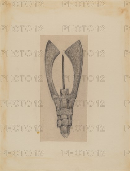 Fish Spear, 1935/1942. Creator: George B. Wally.