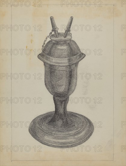 Lamp, 1935/1942. Creator: Carl Weiss.