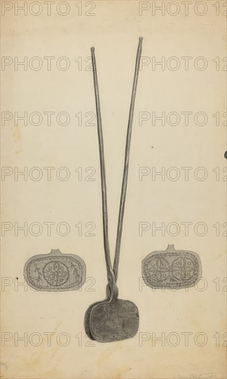 Wafer Irons, 1935/1942. Creator: Bernard Westmacott.