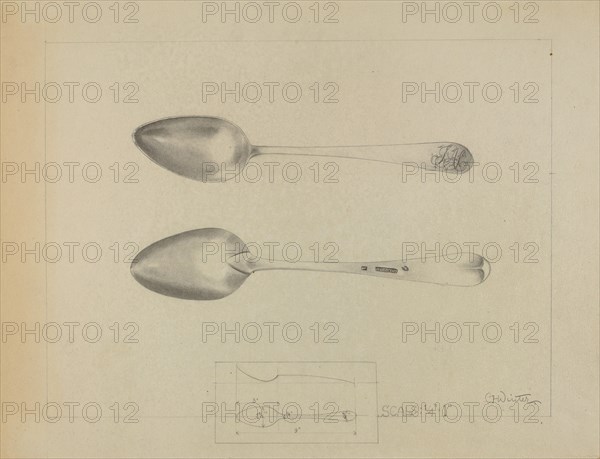 Silver Spoon, 1935/1942. Creator: Charlotte Winter.