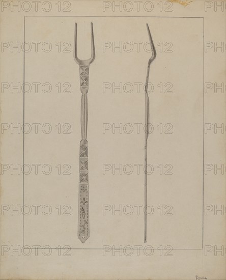 Fork, c. 1936. Creator: Anthony Zuccarello.