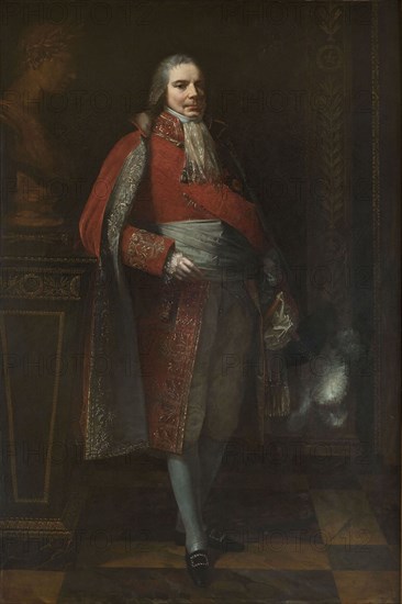 Portrait of Charles Maurice de Talleyrand Périgord (1754-1838), 1807. Creator: Prud'hon, Pierre-Paul (1758-1823).