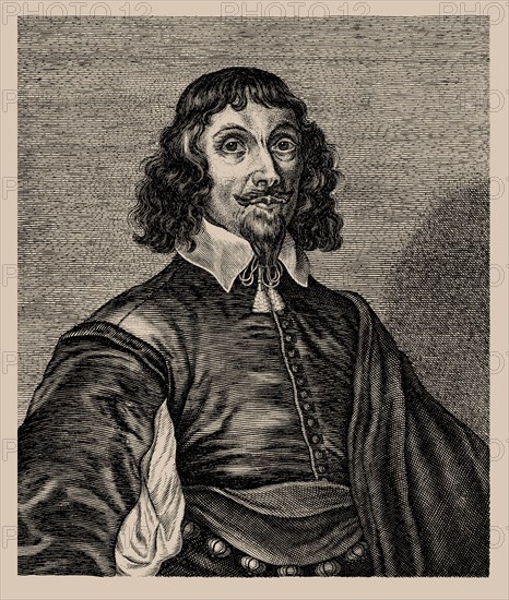 Portrait of the composer Heinrich Scheidemann (c. 1596-1663), 1652. Creator: Fleischberger, Johann Friedrich (1631-1665).
