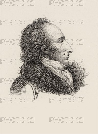 Portrait of the composer Federigo Fiorillo (1755-1823), 1810. Creator: Anonymous.