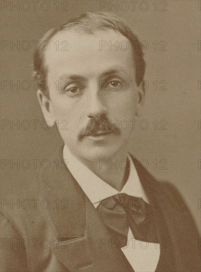 Portrait of the composer Edmond Audran (1842-1901), c. 1870. Creator: Photo studio Nadar.