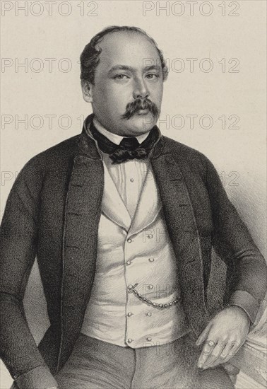 Portrait of Franz Wolfgang Swoboda (1813-1856), ca 1845. Creator: Anonymous.