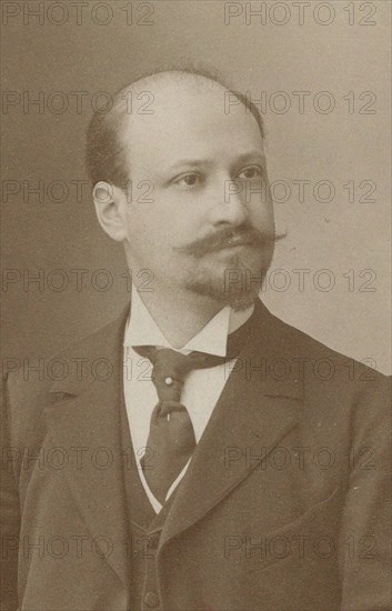 Portrait of the composer Camille Erlanger (1863-1919). Creator: Photo studio Nadar.