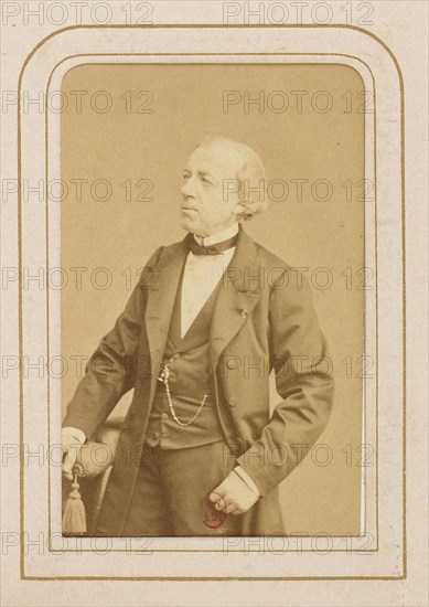 Portrait of the organist and composer François Benoist (1794-1878). Creator: Franck (François Gobinet de Villechole) (1816-1906).