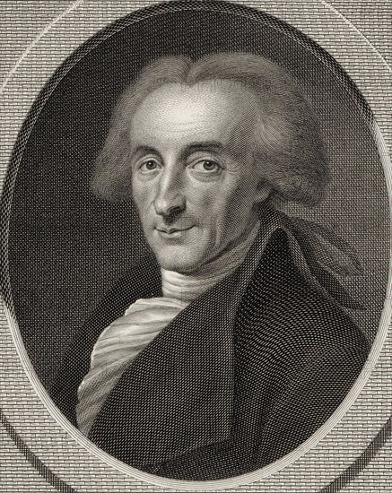 Portrait of the composer Johann Anton André (1775-1842). Creator: Lips, Johann Heinrich (1758-1817).