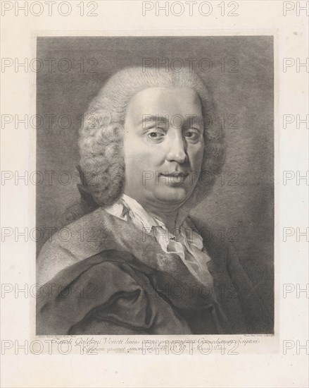 Carlo Goldoni (1707-1793). Creator: Pitteri, Marco (1702-1786).