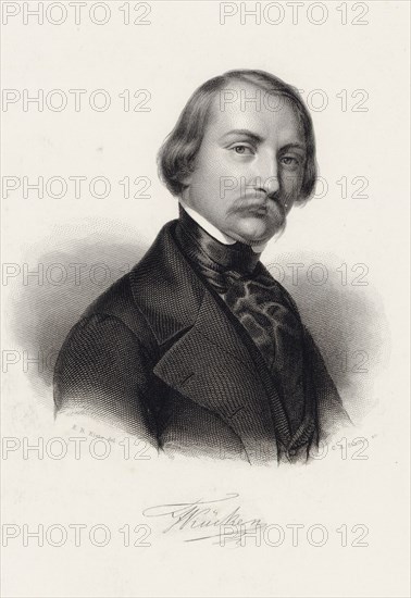 Portrait of the composer Friedrich Wilhelm Kücken (1810-1882). Creator: Schuler, Charles Auguste (1804-1859).