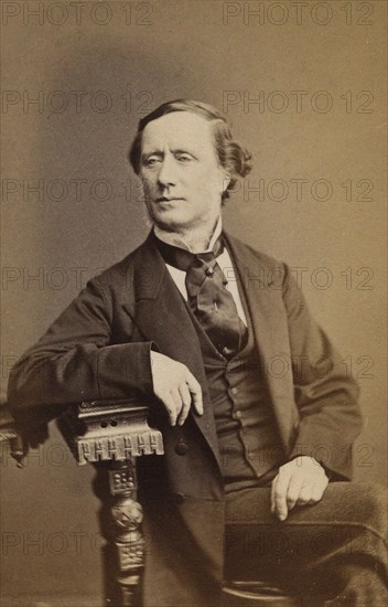 Portrait of the composer William Sterndale Bennett (1816-1875), c. 1874. Creator: Anonymous.