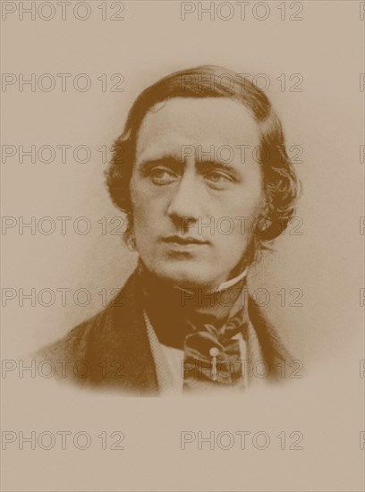 Portrait of the composer William Sterndale Bennett (1816-1875). Creator: Anonymous.