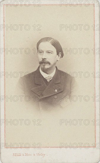 Portrait of the composer Giovanni Bottesini (1821-1889). Creator: Photo studio Silli, Nice  .