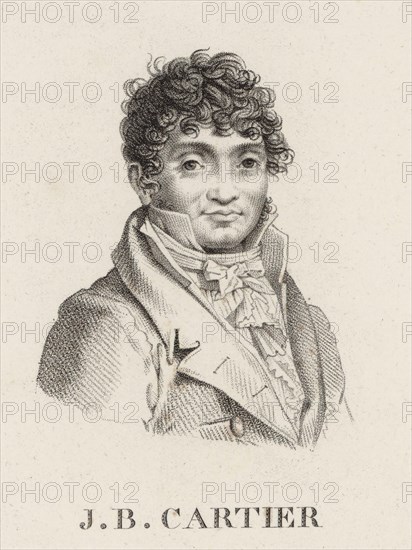 Portrait of the violinist and composer Jean-Baptiste Cartier (1765-1841), 1810. Creator: Debret, Jean-Baptiste (1768-1848).