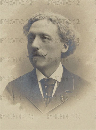 Portrait of the composer Louis Diémer (1843-1919), 1896. Creator: Photo studio W. Lacroix, Nice .