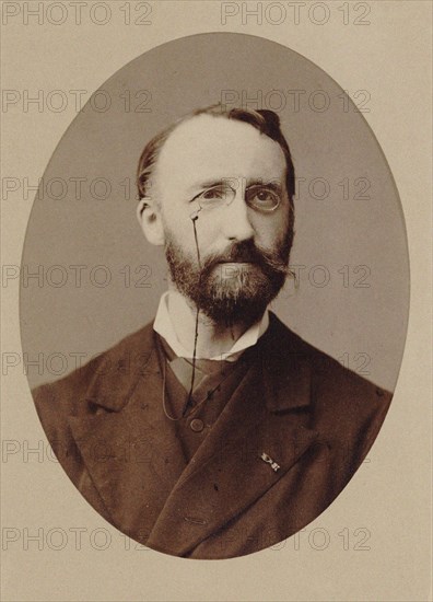 Portrait of the composer Théodore Dubois (1837-1924), 1875. Creator: Petit, Pierre (1598-1677).