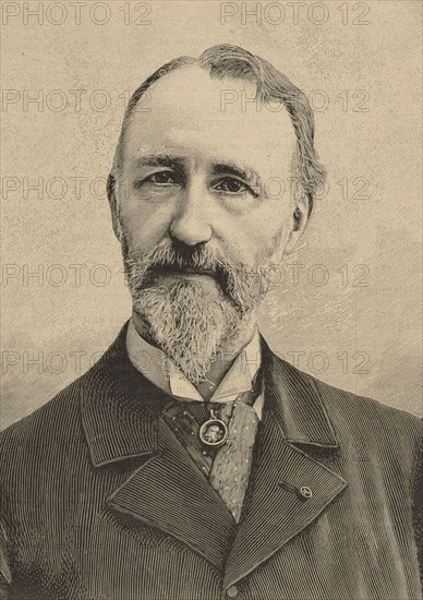 Portrait of the composer Théodore Dubois (1837-1924), 1896. Creator: Navellier, Narcisse (active 1850s-1870s).