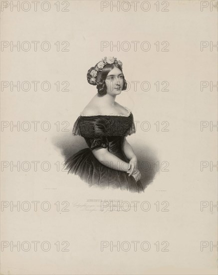 Princess Augusta of Cambridge (1822-1916), Grand Duchess of Mecklenburg-Strelitz. Creator: Giere, Julius (1807-1880).