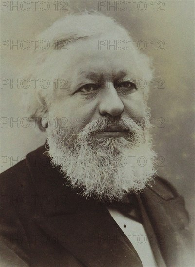 Portrait of the organist and composer Alexandre Guilmant (1837-1911). Creator: Photo studio Marius Neyroud.