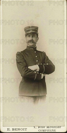 Portrait of the composer Fernand Halphen (1872-1917), 1910s. Creator: Photo studio E. Benoit.