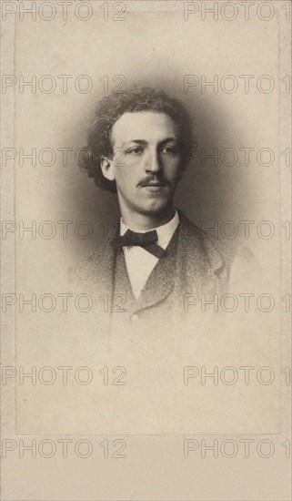 Portrait of the conductor and composer Asger Hamerik (1843-1923), 1865. Creator: Photo studio François-Joseph Delintraz.