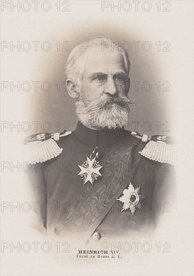 Heinrich XIV, Prince Reuss Younger Line (1832-1913). Creator: Anonymous.