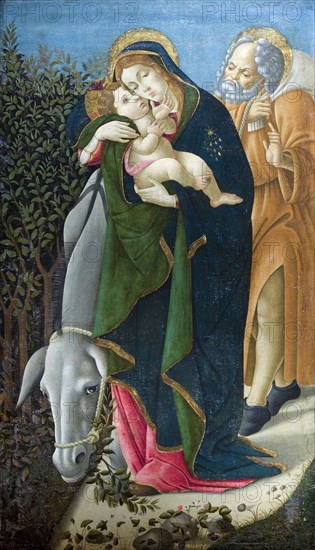 The Flight into Egypt, 1510. Creator: Botticelli, Sandro (1445-1510).