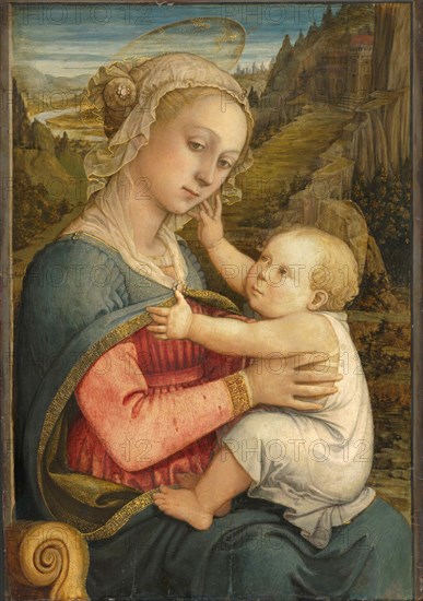 Virgin and Child, 1460. Creator: Lippi, Fra Filippo (1406-1469).