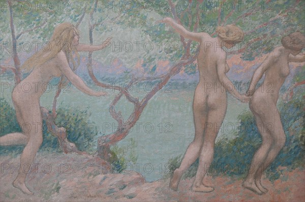 Trois grâces à Porquerolles, 1902. Creator: Auburtin, Jean Francis (1866-1930).