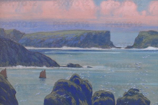 Belle-Ile-en-Mer à Goulphar. Creator: Auburtin, Jean Francis (1866-1930).