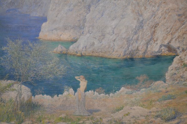 Le Matin (Calanque de Porquerolles), 1894. Creator: Auburtin, Jean Francis (1866-1930).