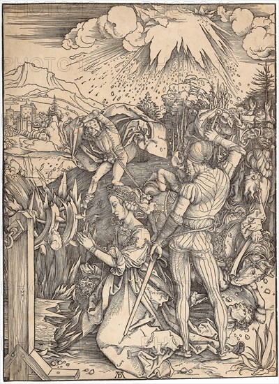 The Beheading of Saint Catherine, c. 1496. Creator: Dürer, Albrecht (1471-1528).