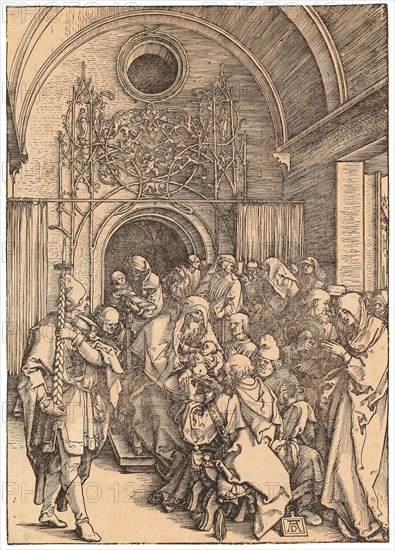 The circumcision of Christ, from The Life of the Virgin, c. 1505. Creator: Dürer, Albrecht (1471-1528).