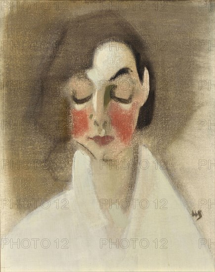 Rosy-Cheeked Girl, 1927. Creator: Schjerfbeck, Helene (1862-1946).