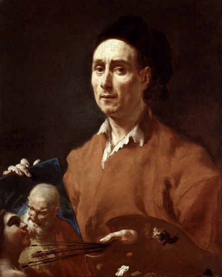 Self-Portrait, 1756. Creator: Capella, Francesco (1711-1784).