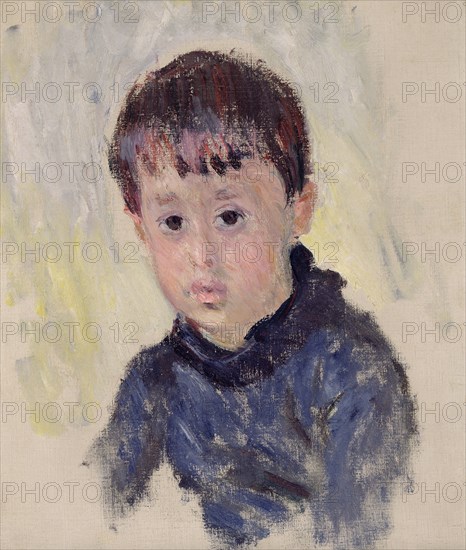 Michel Monet with blue sweater, 1883. Creator: Monet, Claude (1840-1926).