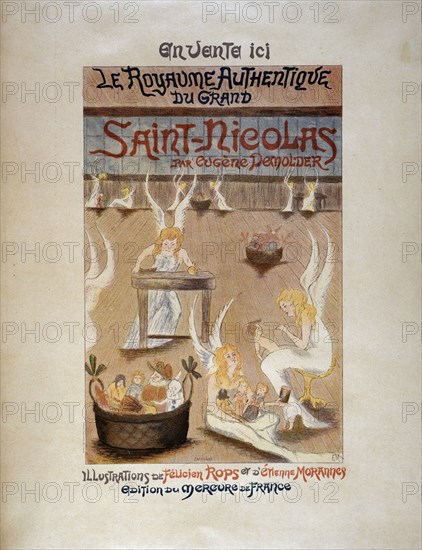 Le royaume authentique du grand Saint Nicolas, ca 1896. Creator: Morannes (Claire Rops), Étienne (1871-1944).