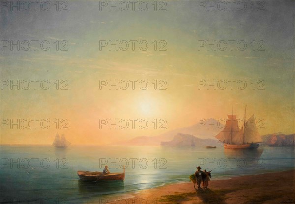 The Bay of Naples, 1878. Creator: Aivazovsky, Ivan Konstantinovich (1817-1900).