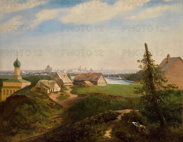 View of Moscow. Creator: Savrasov, Alexei Kondratyevich (1830-1897).