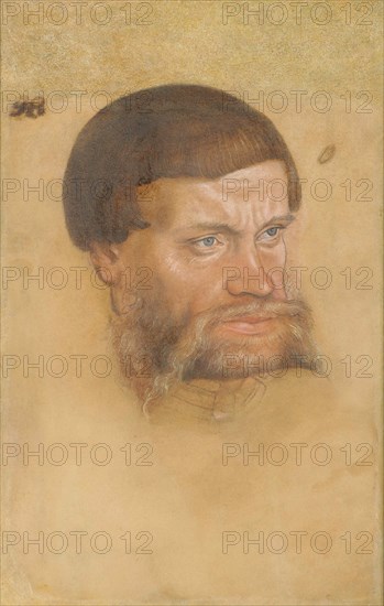 Portrait of a bearded man (Joachim I, Prince of Anhalt-Dessau?), c.1540. Creator: Cranach, Lucas, the Younger (1515-1586).