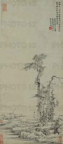 Autumn forest, c. 1510. Creator: Wen Zhengming (1470-1559).