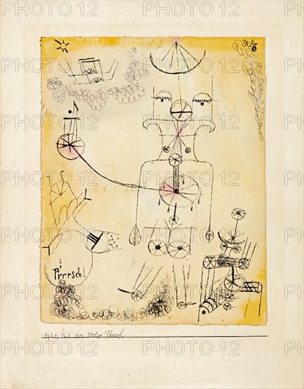 The Proud P'rrrsch, 1920. Creator: Klee, Paul (1879-1940).