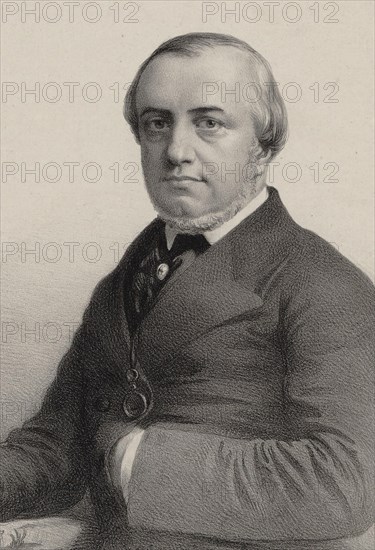 Portrait of the composer Adolphe Le Carpentier (1809-1869). Creator: Anonymous.