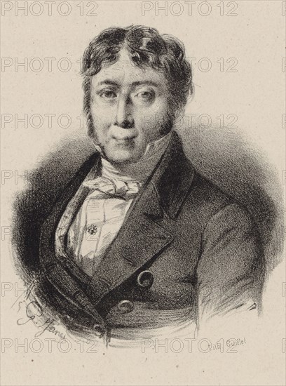 Portrait of the composer Jean-François Le Sueur (1760-1837), 1830. Creator: Anonymous.