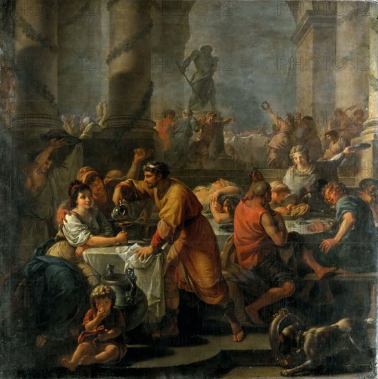 Winter or The Saturnalia, 1783. Creator: Callet, Antoine-François  .