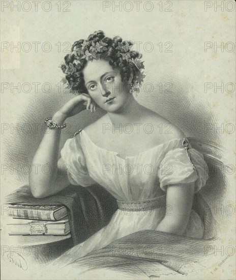 Portrait of Maria Szymanowska (1789-1831). Creator: Borel, Pyotr Fyodorovich (1829-1898).