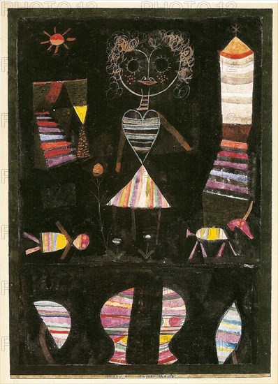 Puppet theater, 1923. Creator: Klee, Paul (1879-1940).